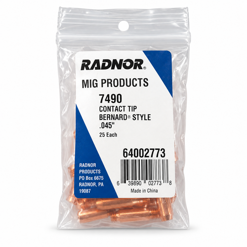 Puntas de contacto Radnor 7490 – 1,2 mm (0,045") estilo Bernard – Bolsa 25 uds