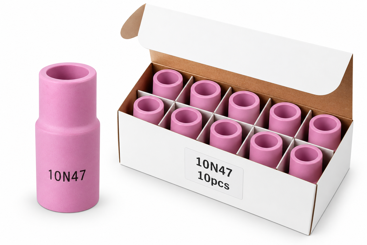 Boquilla cerámica TIG nº 7 10N47, caja de 10 unidades