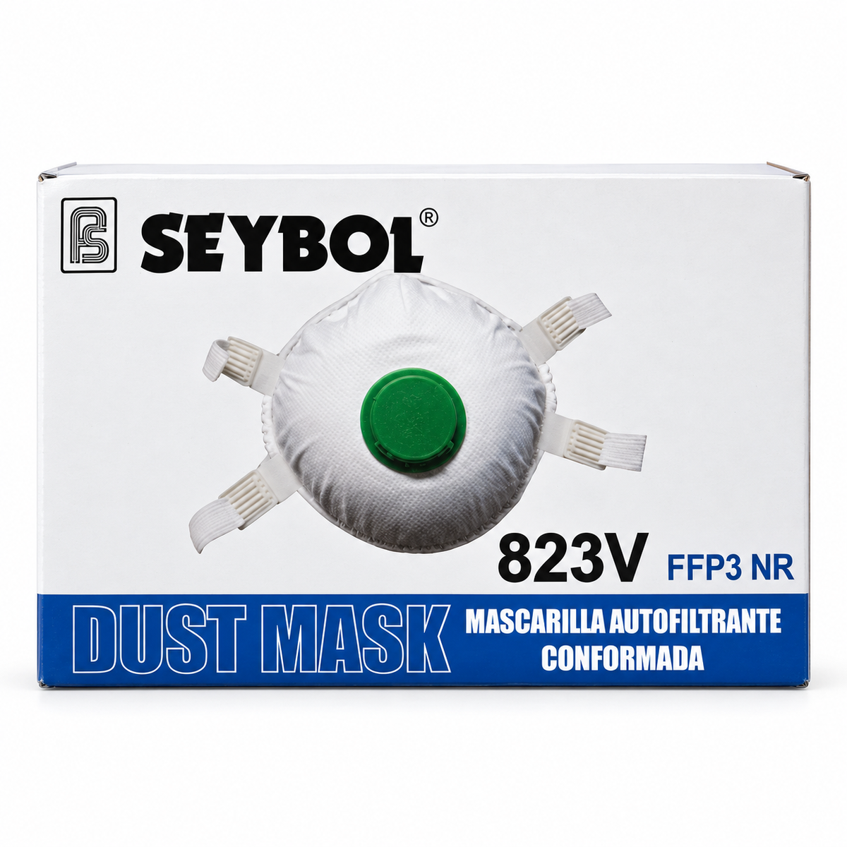 Caja de mascarillas Seybol 823V FFP3 NR con válvula