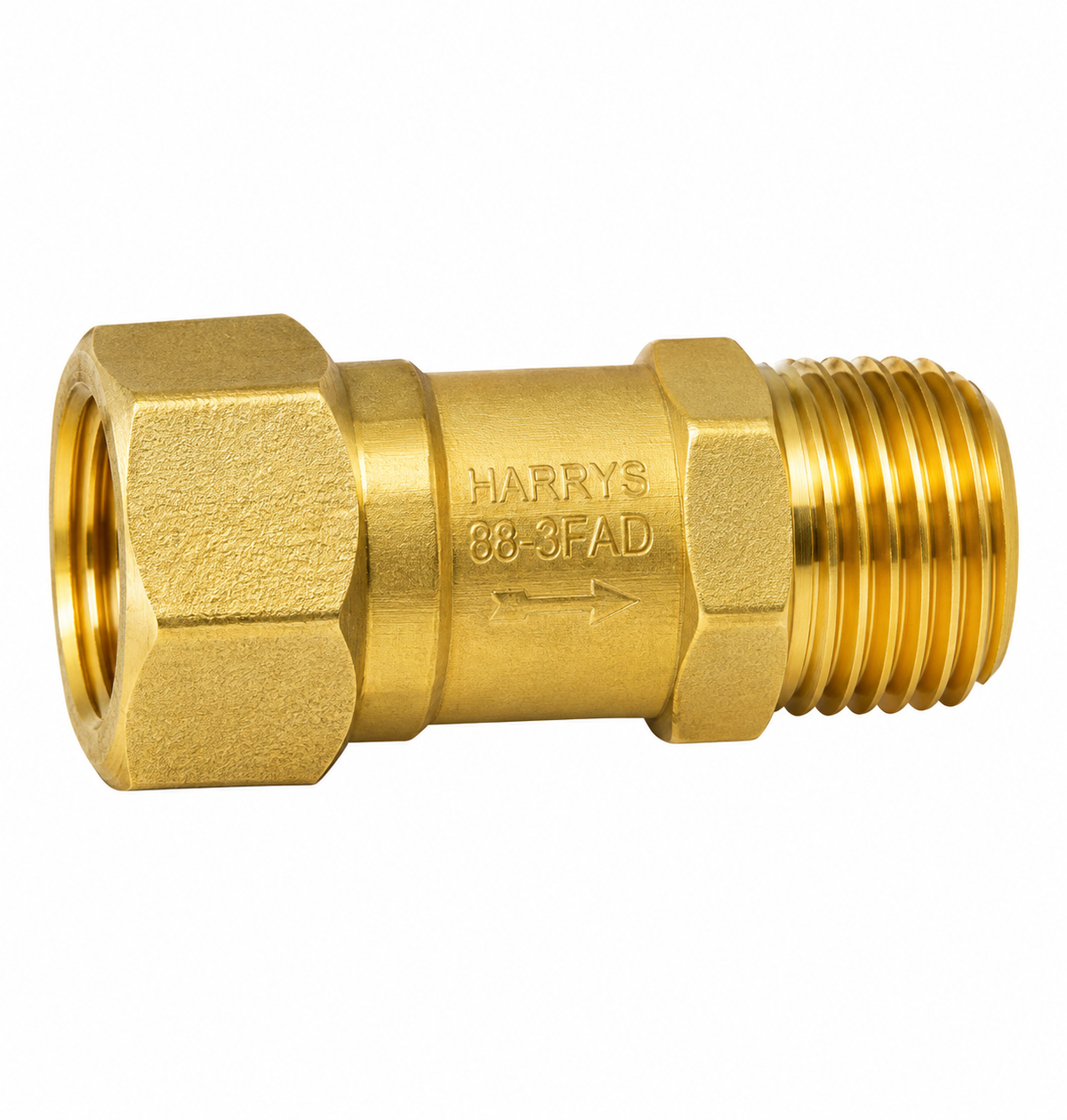 Válvula antirretorno de latón hembra-macho 88-3FAD