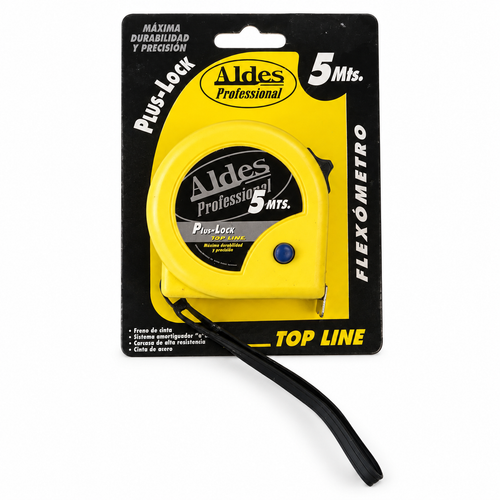 Flexómetro Aldes Professional Plus-Lock Top Line 5 m con freno