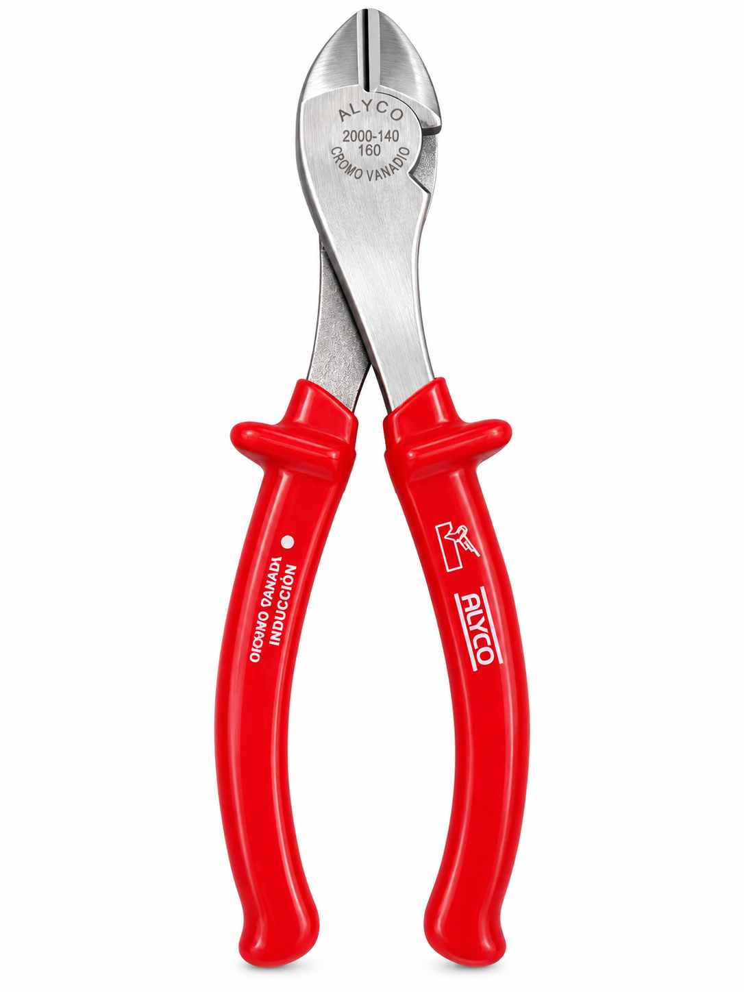 Alicate de corte diagonal ALYCO de 160 mm con mangos rojos