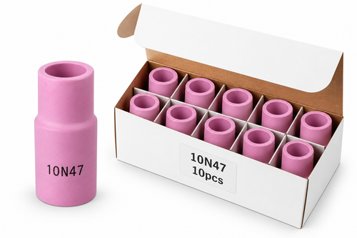 Boquilla cerámica TIG nº 7 10N47 – caja 10 uds – antorchas WP-17/18/26