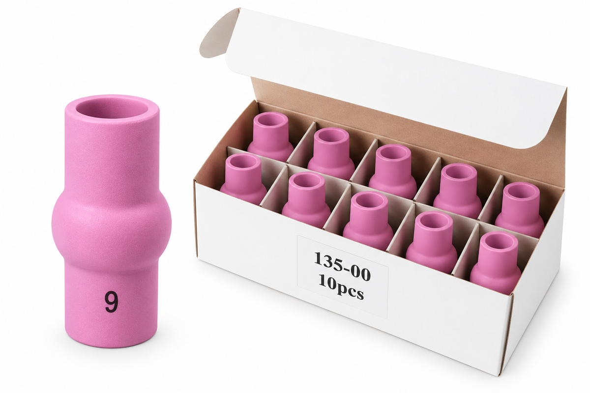 Tobera cerámica TIG serie 210V nº 9 135-00, caja de 10 unidades