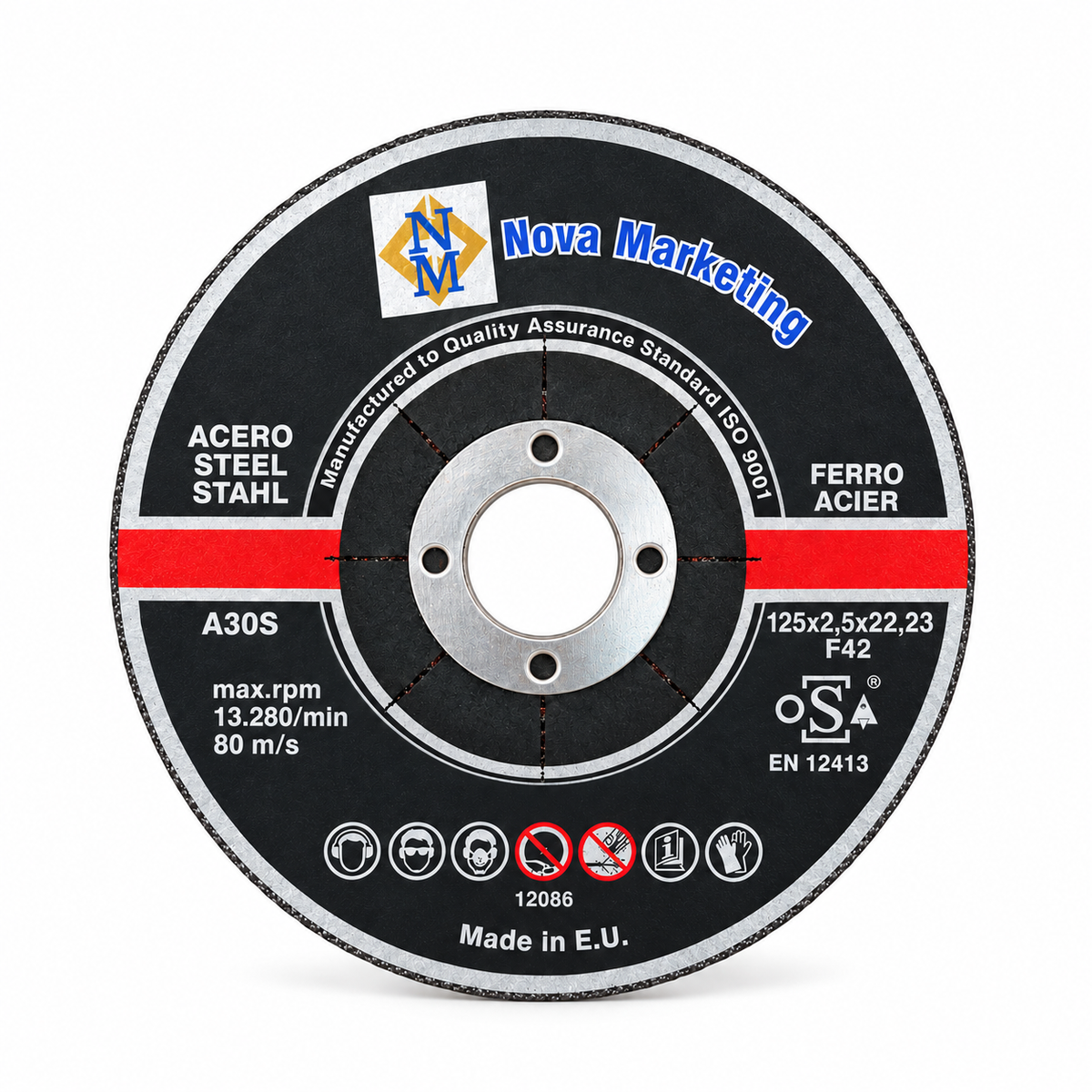 Disco de corte Nova 125 x 2,5 x 22,23 mm A30S F42