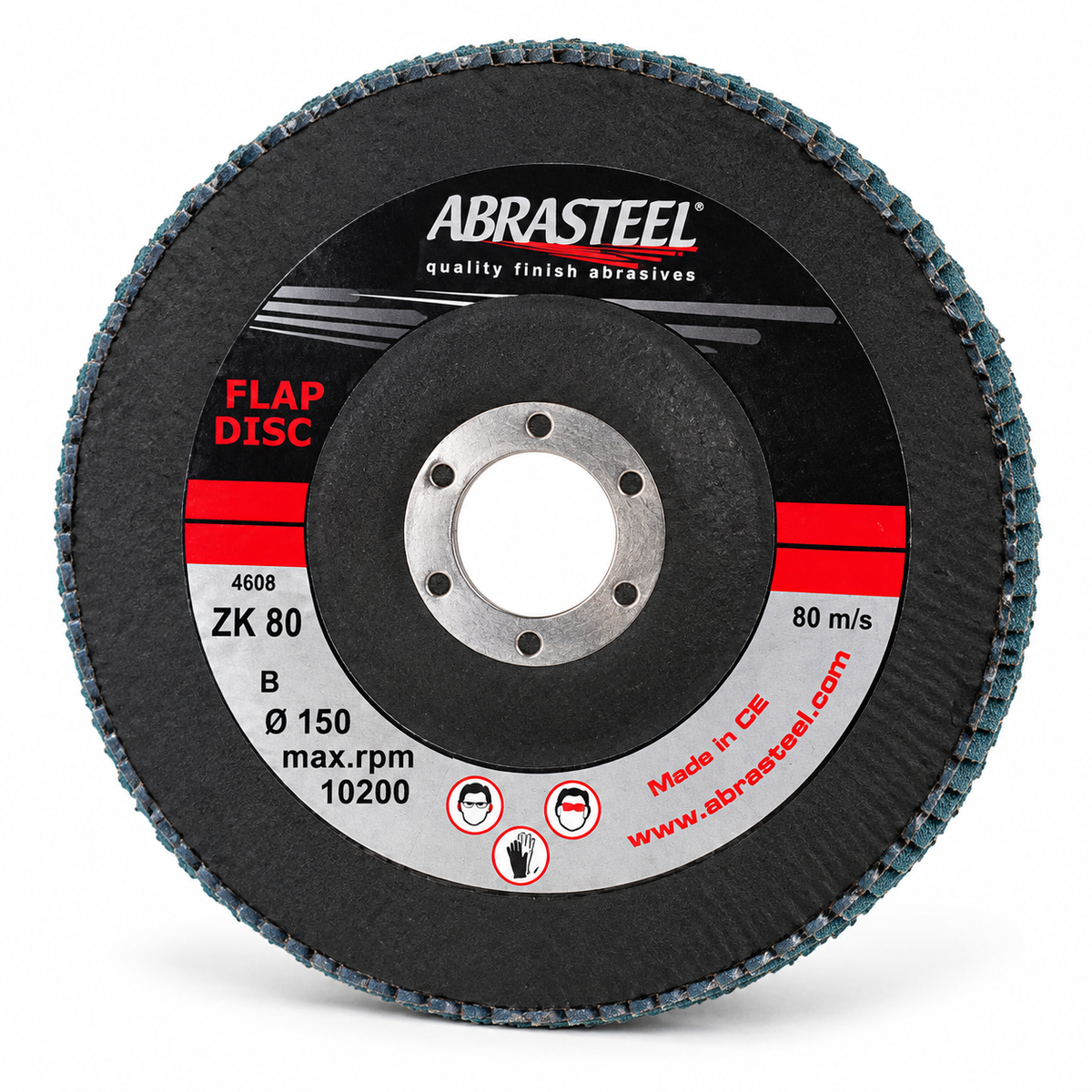 Disco de láminas Abrasteel ZK 80 de 150 mm
